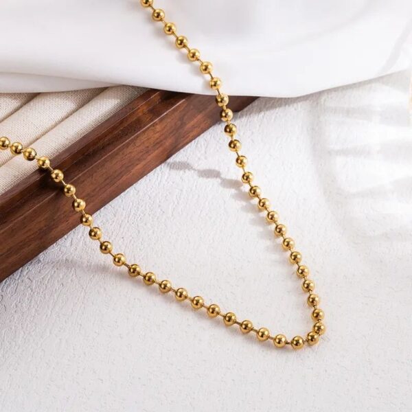 Golden ball chain