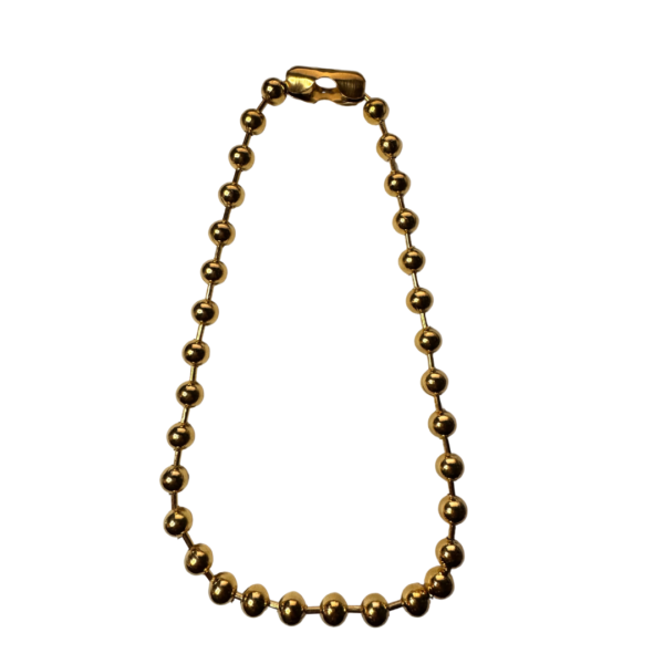 Golden ball necklace - Image 2