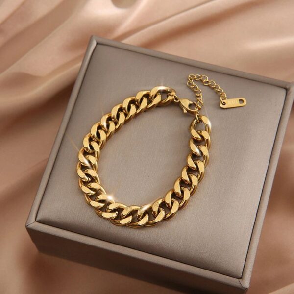 Bracelet Gold Cuban Link Chain