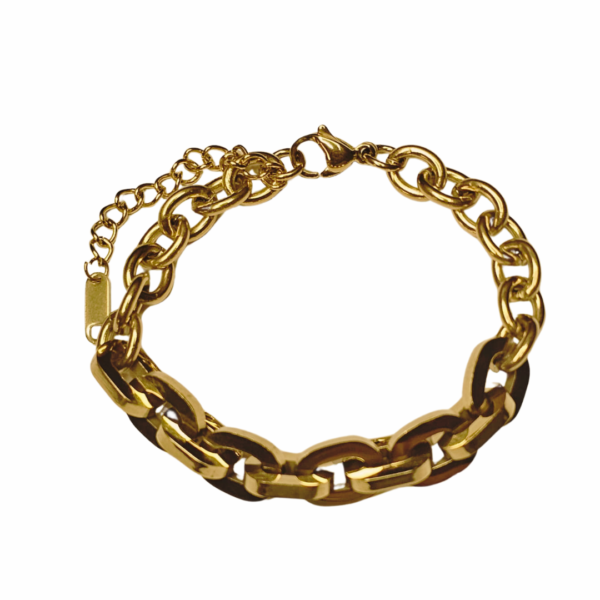 Golden Oval chain 1cm - Image 2