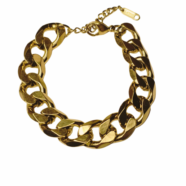 Golden Hollow curb chain - Image 2