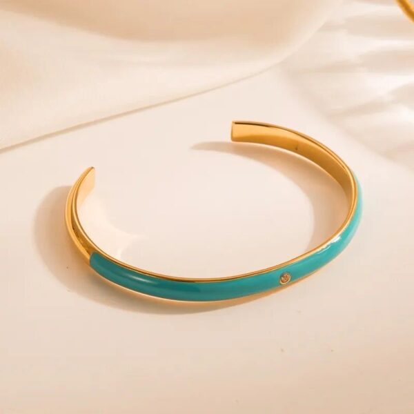 Bangle Georgette Tropical Color blue sky