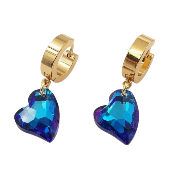 Electric blue heart