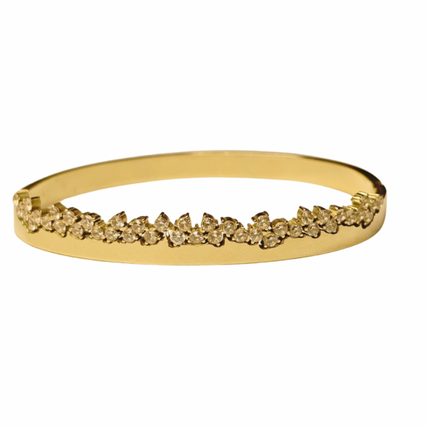 Golden bracelet queen zirconia - Image 2