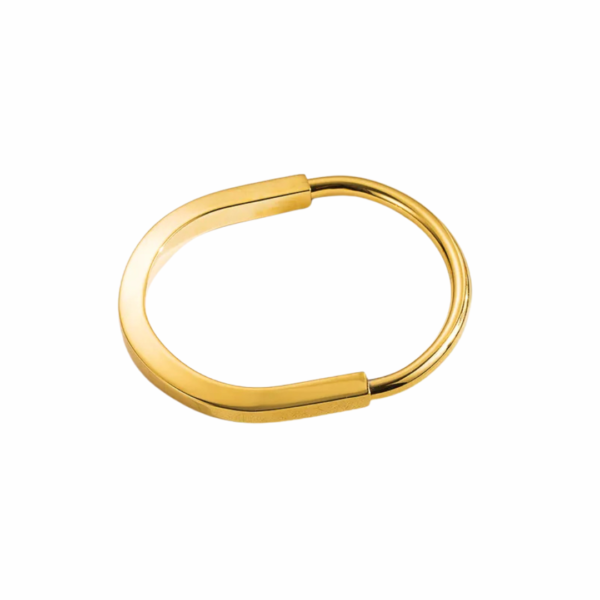 Gold Bangle padlock - Image 2