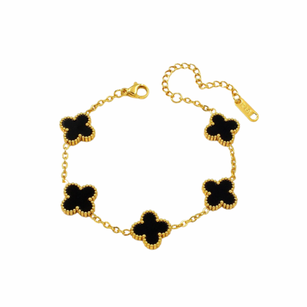 Golden Four Leaf Clover Bracelets