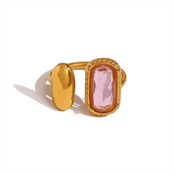 Open Ring French Style IG Pink Style